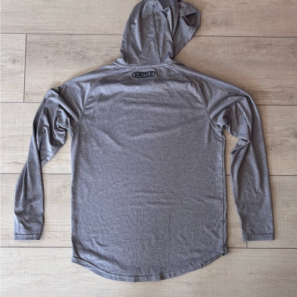 Gray Light Action Battle Hoodie | Adult M - Picture 5 of 5